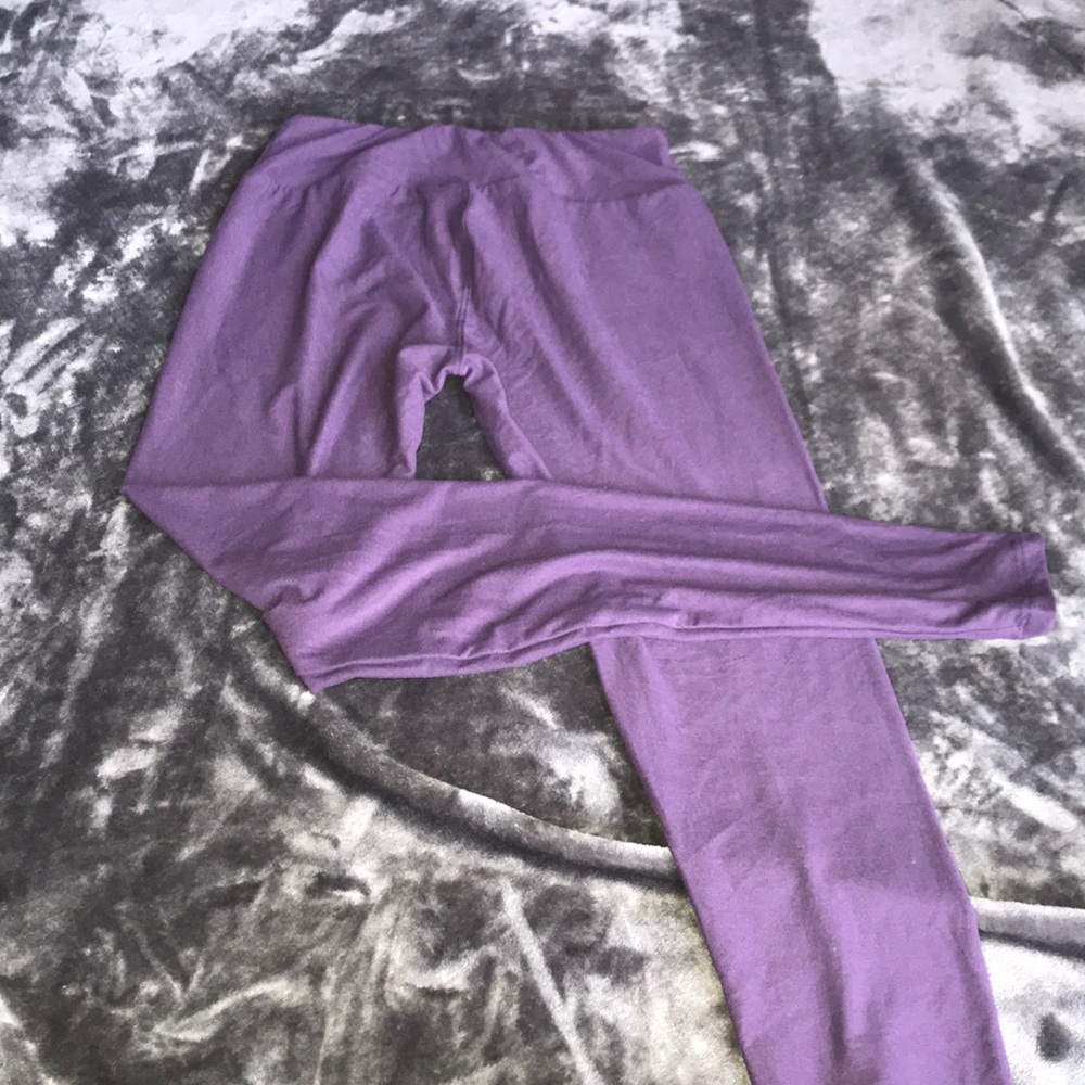 LuLaRoe Leggings In Eggplant Purple OneSize